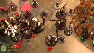 Menoth vs Khador Warmachine Battle Report  Warmachine League Season 3 Ep 19 [upl. by Messab]