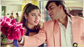 Kitna Haseen Chehra  Dilwale  Love Song  Ajay Devgan Raveena Tandon  Kumar Sanu  90s Songs [upl. by Lucais]