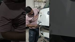 Detailing dentingpainting Nissan gadi ki diggi denting [upl. by Keppel199]