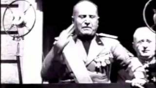 Mussolini famoso discorso in dialetto barese [upl. by Airretnahs162]