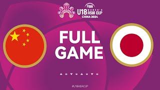 China v Japan  Full Basketball Game  FIBA U18 Womens Asia Cup 2024  Divison A  Group Phase [upl. by Epotimet130]