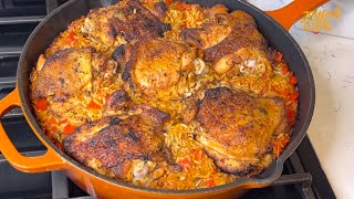 This One pot chicken amp rice is worth the hype  Quick and delicious [upl. by Oelc801]