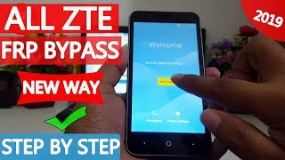 ✅ALL ZTE Google Account Bypass 2019  Without Pc  New Way  AndroidUnlock [upl. by Dalury]