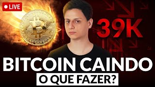 MERCADO CRIPTO EM QUEDA  O QUE FAZER [upl. by Rebel]