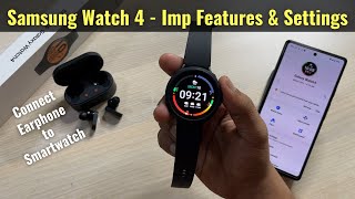 Samsung Galaxy Watch 4 Most Useful Features Gestures amp Settings in Hindi [upl. by Yobybab679]