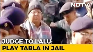 Lalu Yadav Tells Court Its Too Cold In Jail quotPlay The Tablaquot Says Judge [upl. by Mercier]