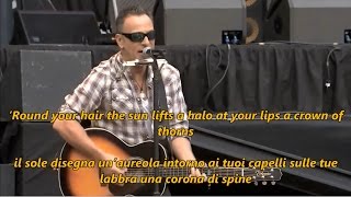 I’ll Work for Your Love  Bruce Springsteen  Lyrics amp Sub ITA  acoustic [upl. by Rafat]