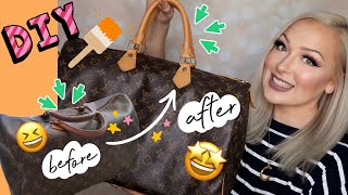 ✨DIY Instantly Rehab Your Louis Vuitton Bag  Angelus Vachetta Paint  Incredible Transformation [upl. by Jasmina362]