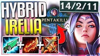 HYBRID AP IRELIA REWORK PENTAKILL THIS BUILD IS BROKEN Irelia Mid Gameplay  League of Legends [upl. by Ytoc]