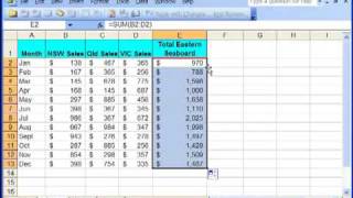 Excel Tutorial Tip 1  Copy Formula Down Column Excel Training Courses Sydney [upl. by Eicak]