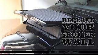 How to replace the Spoiler Wall on a Porsche 964 [upl. by Gabe]