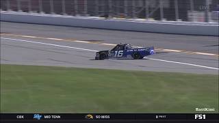 NASCAR Trucks Series Daytona 2018 Practice 1 Brett Moffitt Spins [upl. by Vitalis28]