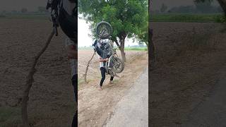 bike lift and 💪 power bikelift shortvideo viralvideo [upl. by Arluene]