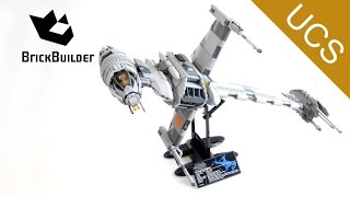 Lego Ultimate Collector Series 10227 BWing Starfighter  Lego Speed Build [upl. by Rusty]