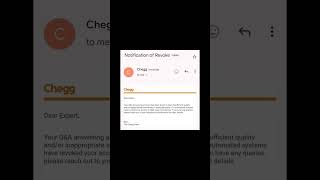Chegg Account Revoked  Chegg account Revoked Chegg account Revoked shorts chegg viral trending [upl. by Stephani81]