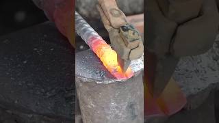 Making A Scrowbar Tool From Rebar  DIY Short Video [upl. by Susann]