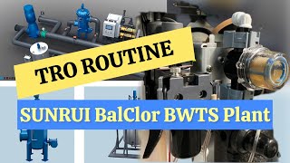 TRO ROUTINE of SUNRUI BalClor BWTS System  Ballast Water Treatment System  Total Residual Oxidants [upl. by Badr107]