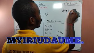 MYIRIUDAUME Syllabic Nasals in Igbo language explained [upl. by Readus]