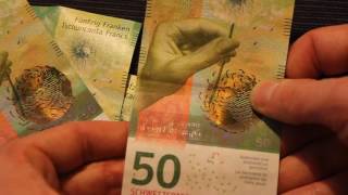 Swiss Francs New 50 Franc Note [upl. by Natelson774]