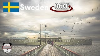 🇸🇪 360° Ribersborgs Kallbadhus OpenAir Bath  Malmö Sweden [upl. by Areit]