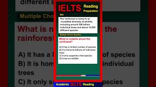 Multiple Choice IELTS Academic AC Reading [upl. by Luapleahcim]