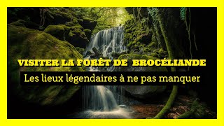 Brocéliande  la forêt légendaire de Merlin lenchanteur  Bretagne 🧚‍♀️ [upl. by Haianeb]