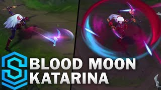 Blood Moon Katarina Skin Spotlight  PreRelease  League of Legends [upl. by Nysa]