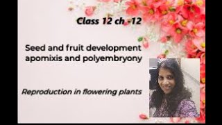 Seed and Fruit Development Apomixis and Polyembryony  CBSE class 12 [upl. by Daisy966]