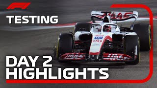 Day 2 Highlights  2022 F1 PreSeason Test Bahrain [upl. by Lamej889]