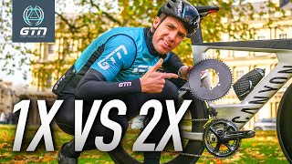 1x Vs 2x Cranksets Which Is More Efficient For Cycling [upl. by Risley335]