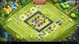 Castle Clash  Rathaus 12 Welle B  Helden am schnellsten leveln [upl. by Ballou]