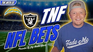 Chargers vs Raiders Thursday Night Football Picks  FREE NFL Best Bets Predictions and Player Props [upl. by Norrahc718]