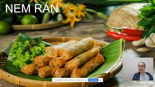 How to pronounce Fried spring rolls Nem rán in Vietnamese Northern accent [upl. by Firmin]