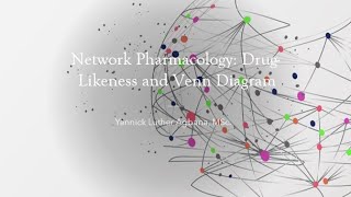 Network Pharmacology Part 3 DrugLikeness and Screening of Common Targets [upl. by Shivers]