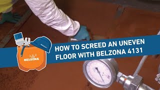 How to Screed an Uneven Floor with Belzona 4131 [upl. by Paule220]