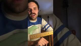 Psychics in LA  Peach Pit Tutorial by Chris Lead Guitar [upl. by Llerraj74]