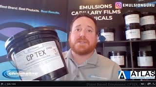 Explaining Emulsion Differences for Screen Printers [upl. by Ihsakat]