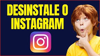 COMO DESINSTALAR O INSTAGRAM TEMPORARIAMENTE [upl. by Mehsah]