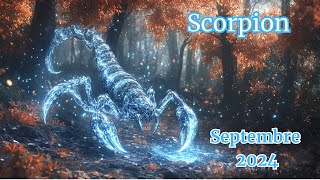 🍃✨ Scorpion Septembre 2024  Prédictions Mensuelles 3 domaines  Bonus 🧚‍♂️🍂 [upl. by Sabine]