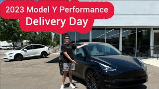 2023 Tesla Model Y Performance Delivery Day My 7th Tesla [upl. by Nwahs284]