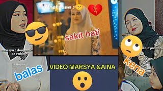 VIDEO MARSYA DAN AINA😂👍😎teamammarnazhan [upl. by Ymmij]