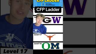 College Football Playoff Ladder [upl. by Auqinot468]