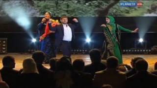 Kadyrov dances as Grozny celebrates [upl. by Ynelram]