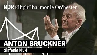 Anton Bruckner Sinfonie Nr 4 mit Günter Wand 1990  NDR Elbphilharmonie Orchester [upl. by Herzog]