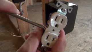 How to Install an Electrical Outlet [upl. by Vokaay257]