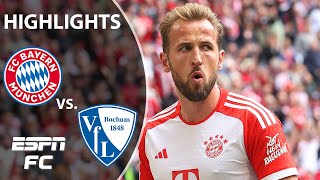 ⚽ HARRY KANES 1ST BAYERN HAT TRICK ⚽ Bayern Munich vs VfL Bochum  Bundesliga Highlights  ESPN FC [upl. by Yuzik225]