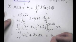 Applications of double integrals examples [upl. by Reseta185]