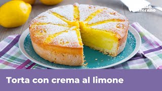 TORTA CON CREMA AL LIMONE  Ricetta perfetta da provare subito [upl. by Cirdet190]