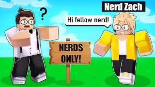 I Found A NERDS ONLY Clan So I Went Undercover Roblox Bedwars [upl. by Thoer]