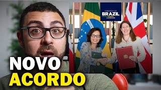 BRASIL FECHA NOVO ACORDO COM REINO UNIDO QUE PODE AJUDAR OS IMIGRANTES [upl. by Eillah]